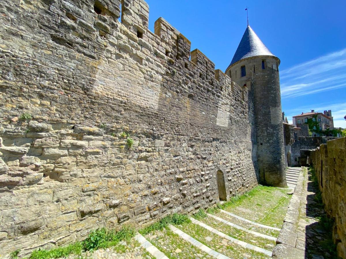 Tout Confort ! Calme, Climatisation, Parking Gratuit, Grande Terrasse, Ascenseur, Wifi Carcassonne Exterior foto
